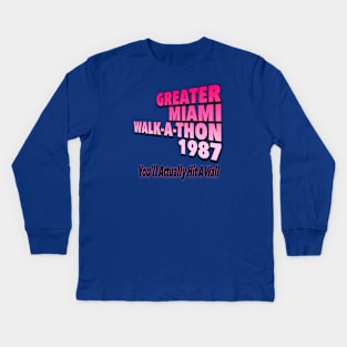 Greater Miami Walk-A-Thon Kids Long Sleeve T-Shirt